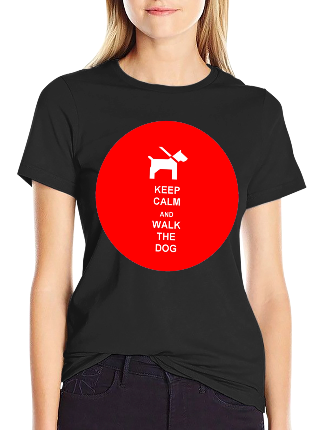 Keep Calm Walk the Dog Tee