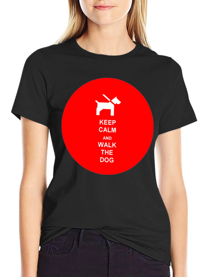 Keep Calm Walk the Dog Tee