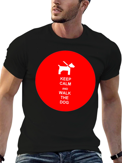 Keep Calm Walk the Dog Tee