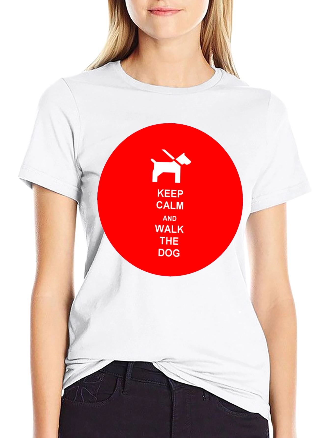 Keep Calm Walk the Dog Tee