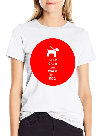 Keep Calm Walk the Dog Tee