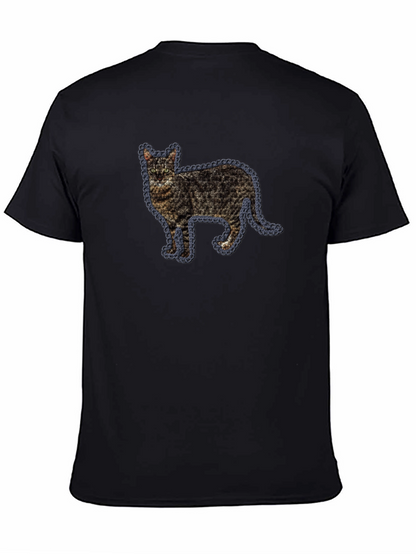 Cat Lovers Black T-Shirt