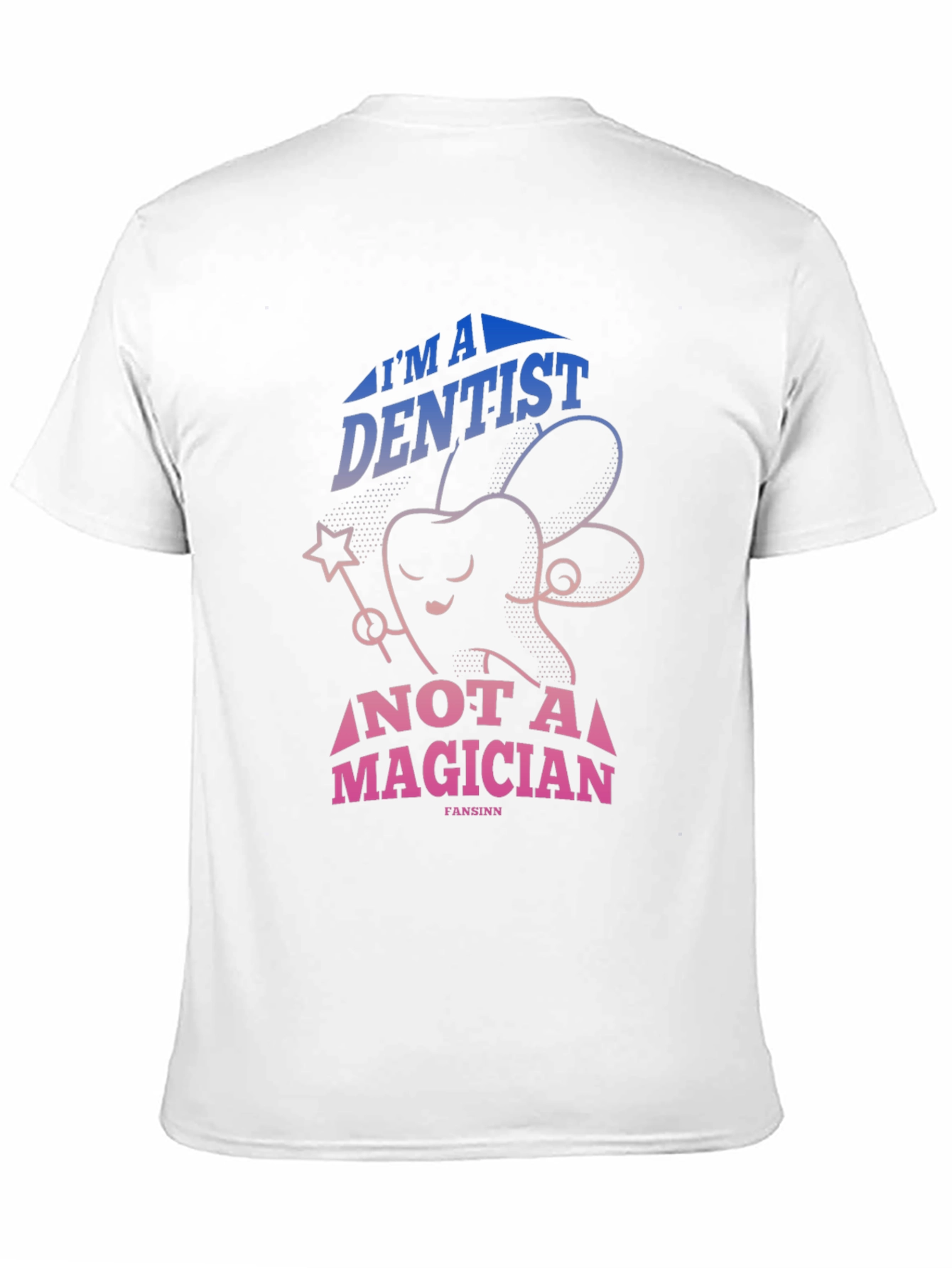 Dentist Not Magician Graphic Tee - Black Cotton T-Shirt