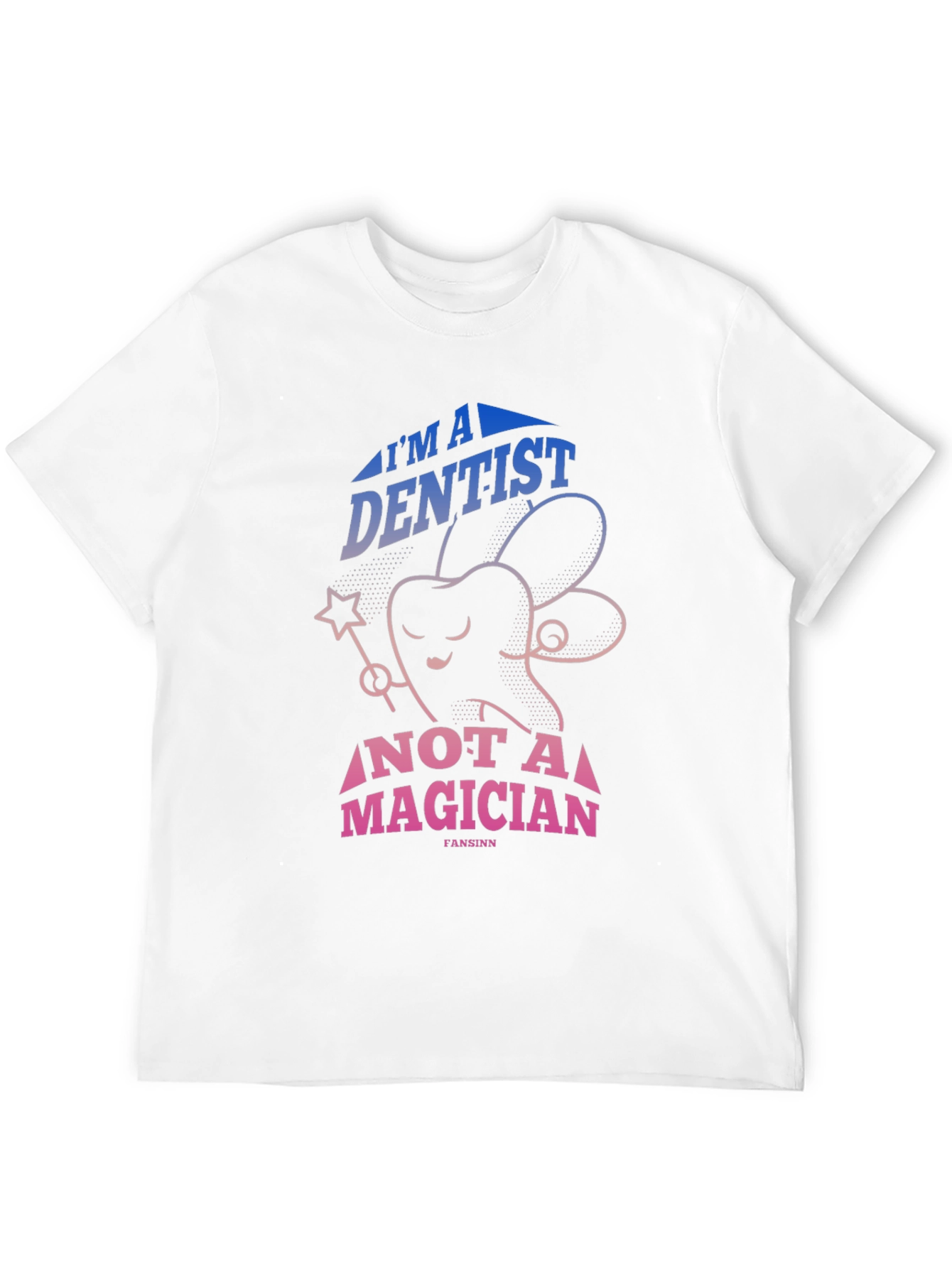 Dentist Not Magician Graphic Tee - Black Cotton T-Shirt