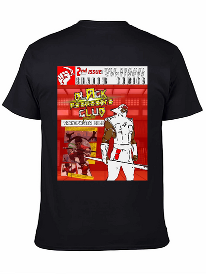 Black Assassins Club Comic Book T-Shirt
