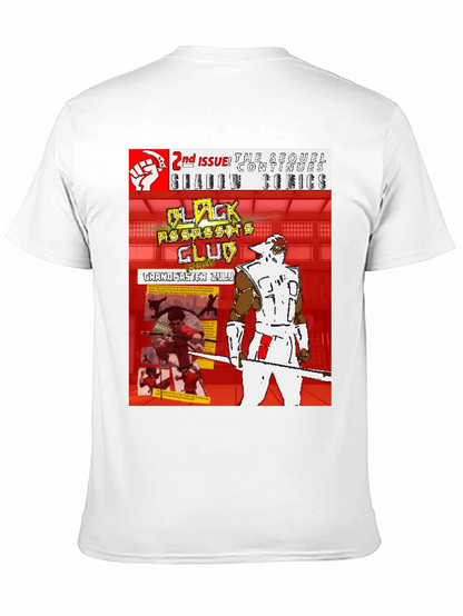 Black Assassins Club Comic Book T-Shirt