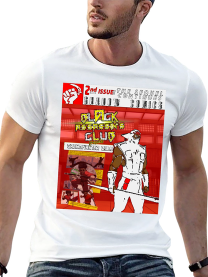 Black Assassins Club Comic Book T-Shirt