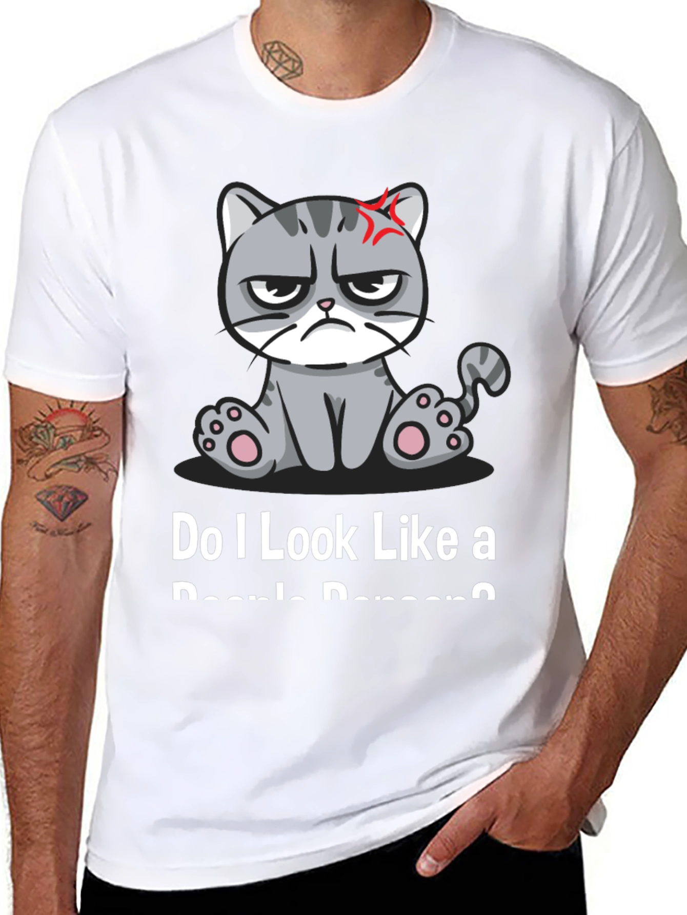Grumpy Cat T-Shirt - Not a People Person