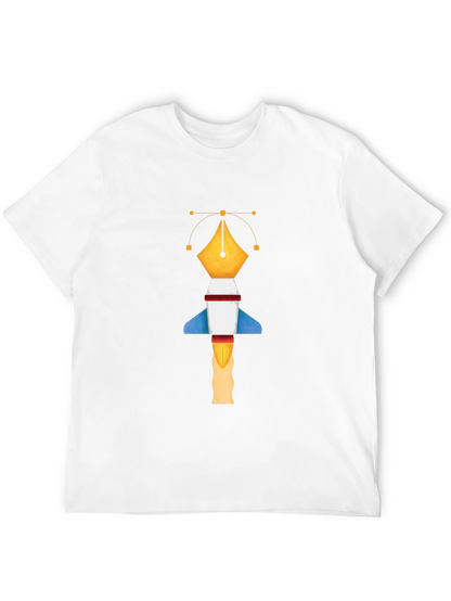 Graphic Designer Pen Rocket T-Shirt