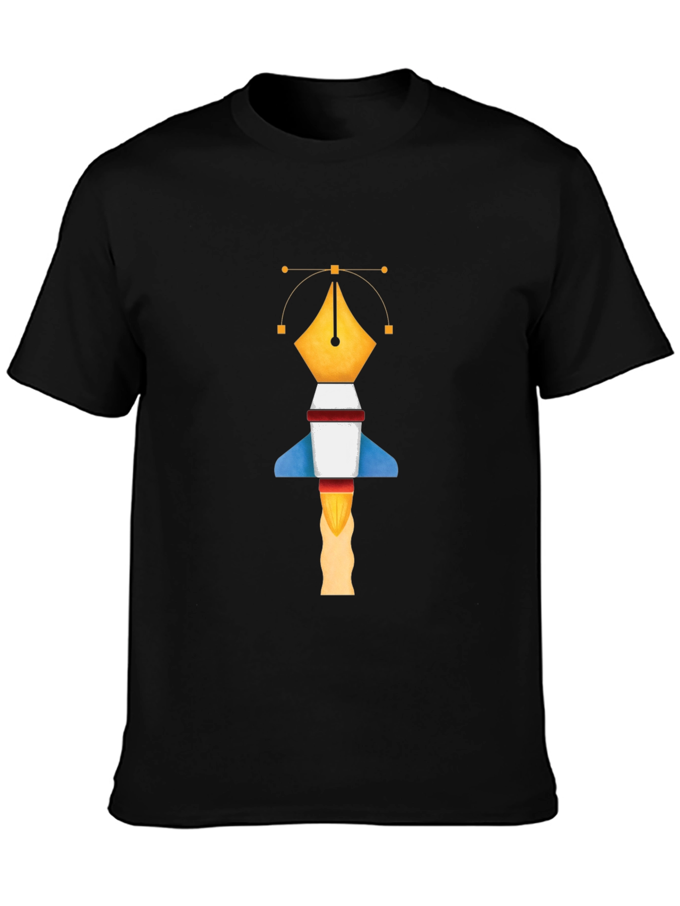 Graphic Designer Pen Rocket T-Shirt
