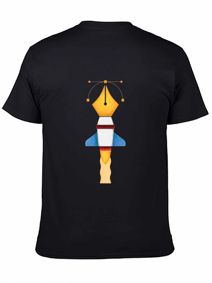 Graphic Designer Pen Rocket T-Shirt
