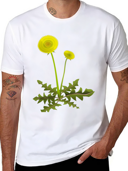 Dandelion Graphic Tee - Black