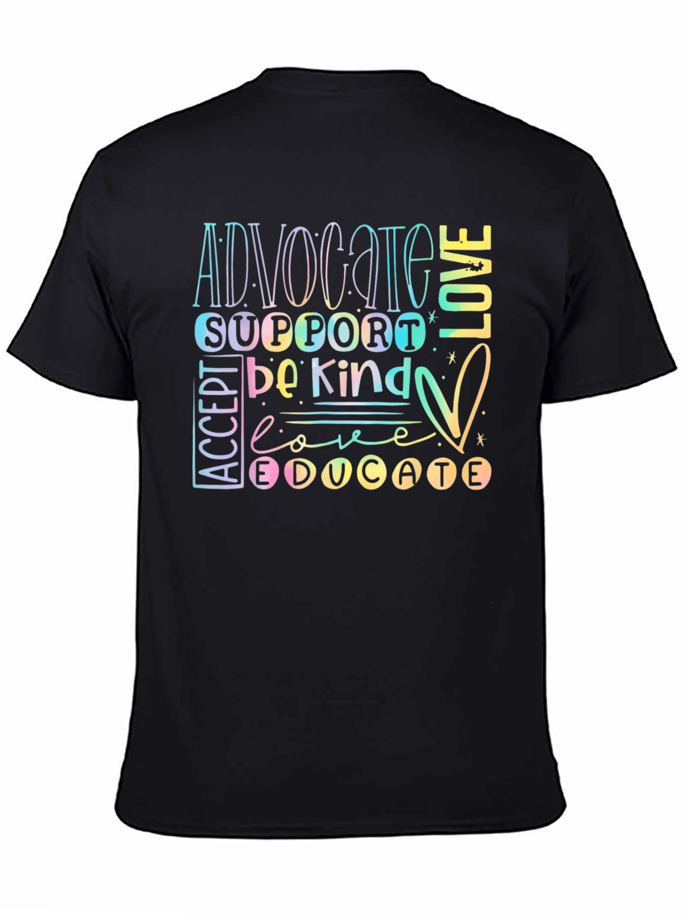 Advocate Love Be Kind T-Shirt - Autism Awareness