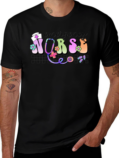 Emergency Nurse T-Shirt - Hippie Style!
