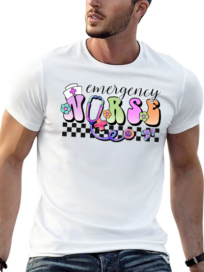 Emergency Nurse T-Shirt - Hippie Style!