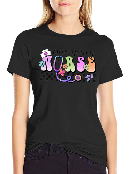 Emergency Nurse T-Shirt - Hippie Style!
