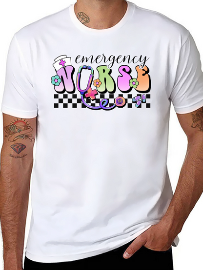 Emergency Nurse T-Shirt - Hippie Style!