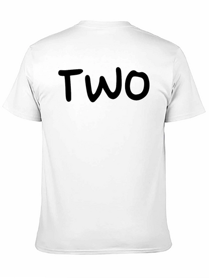 Black T-Shirt - TWO Graphic Tee