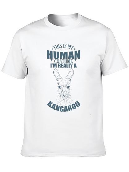 Human Costume Kangaroo Graphic Novelty Tee