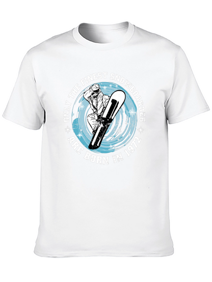 Finest Snowboarder Born in 1972 T-Shirt