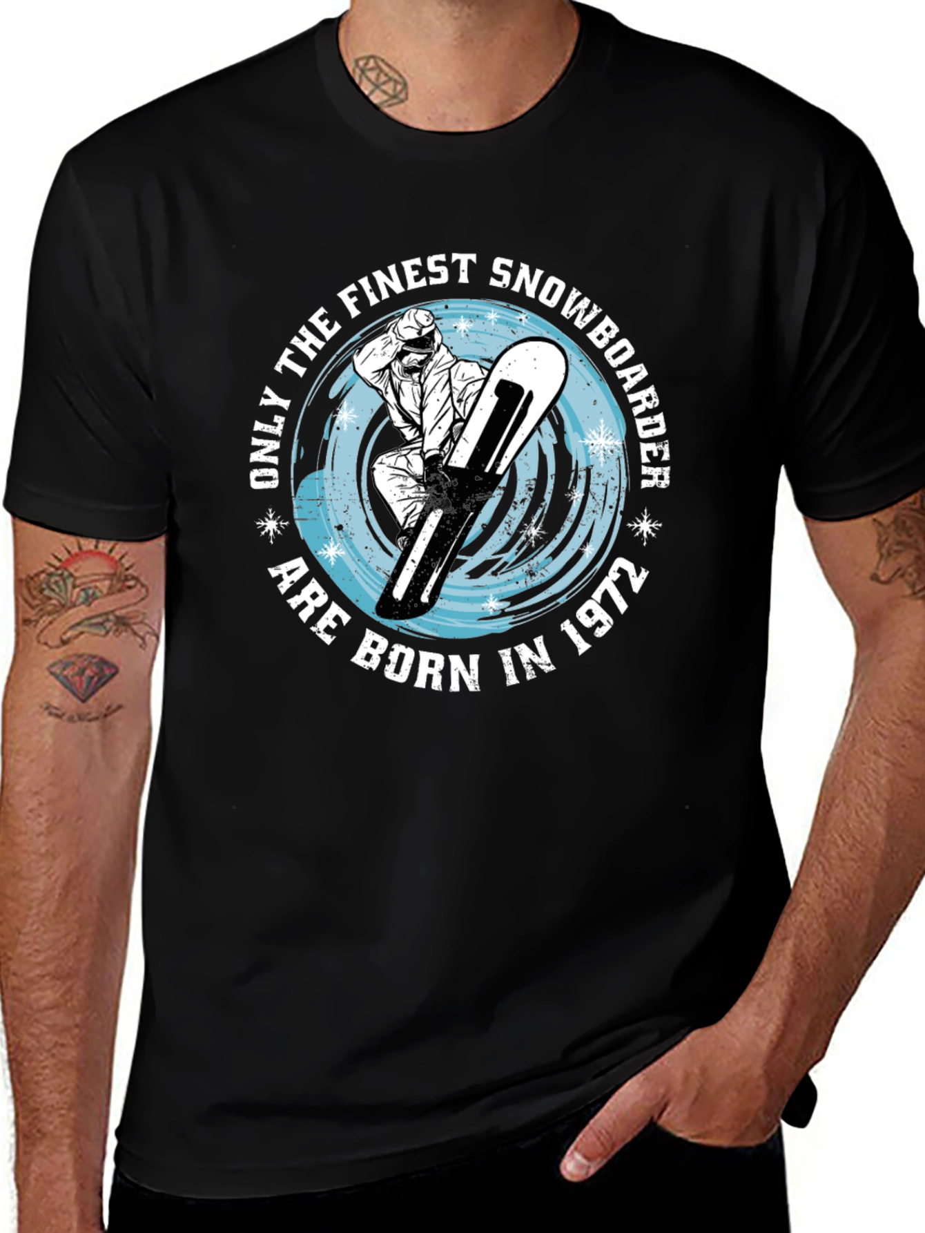 Finest Snowboarder Born in 1972 T-Shirt