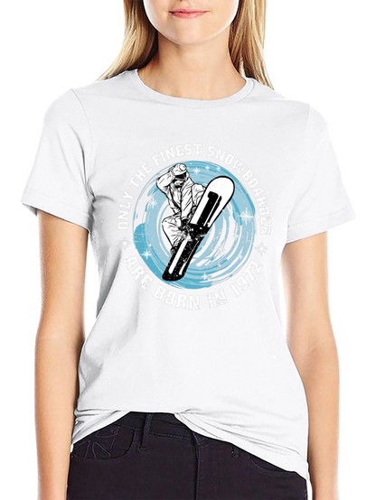 Finest Snowboarder Born in 1972 T-Shirt