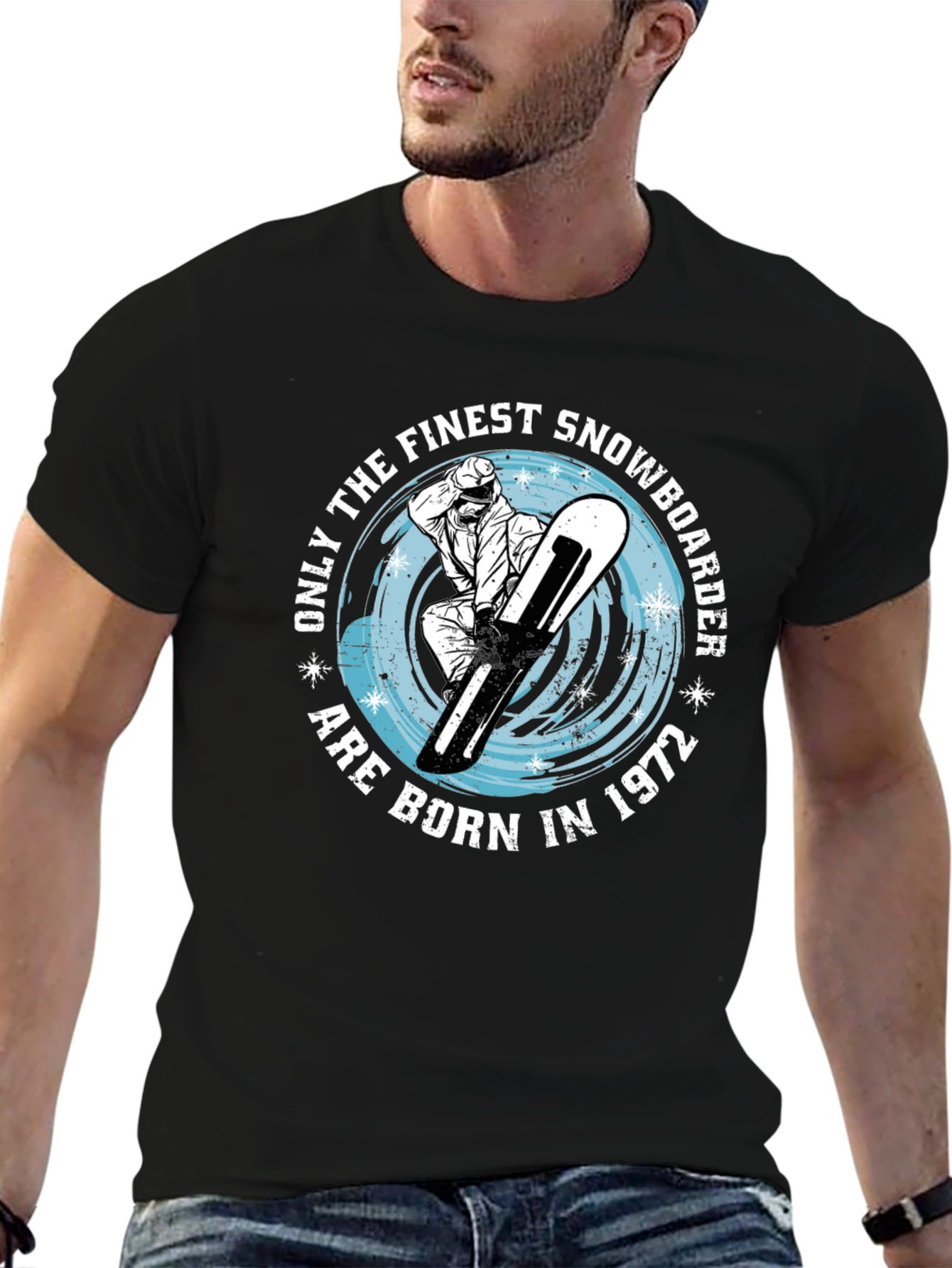 Finest Snowboarder Born in 1972 T-Shirt