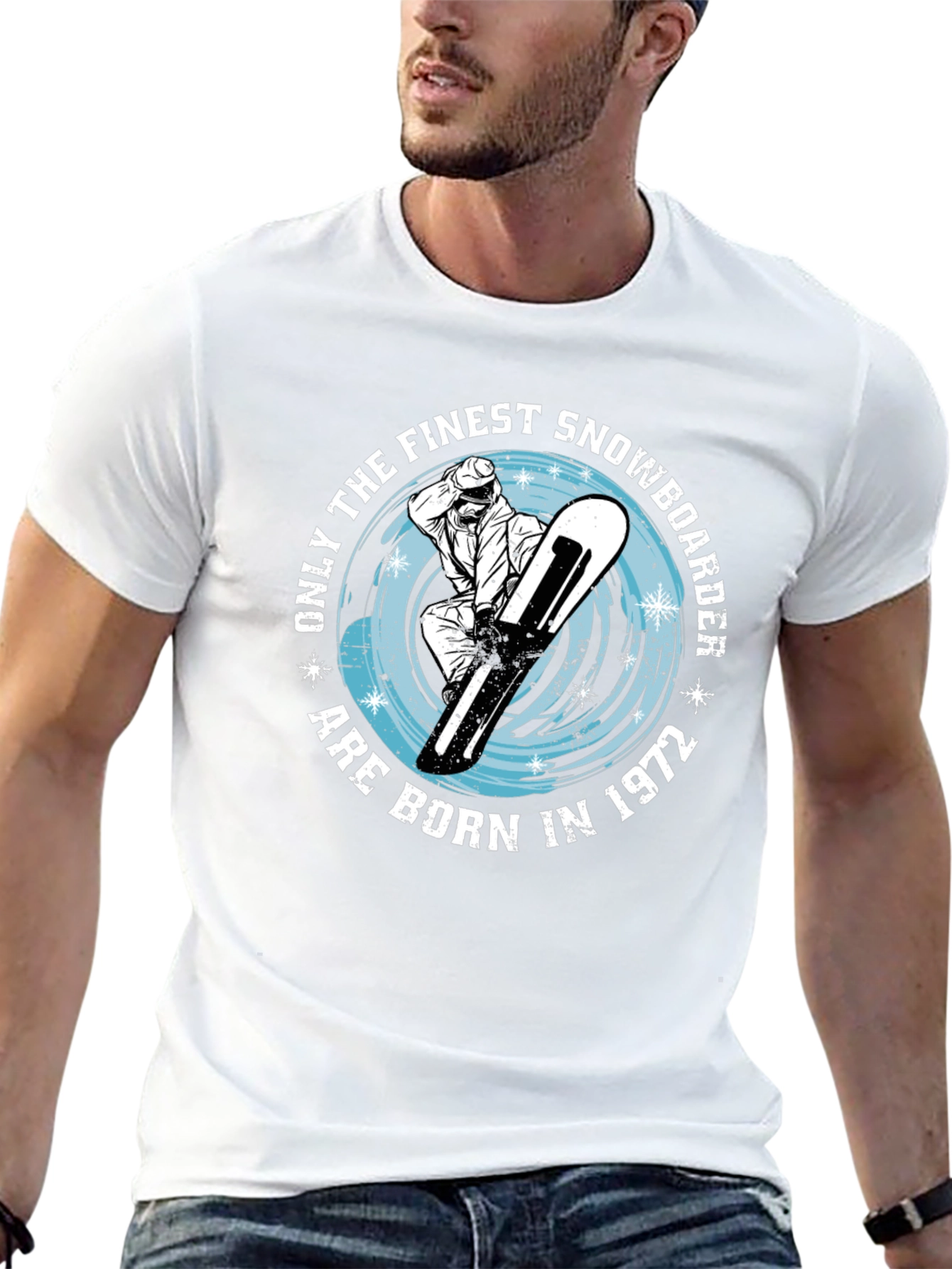 Finest Snowboarder Born in 1972 T-Shirt