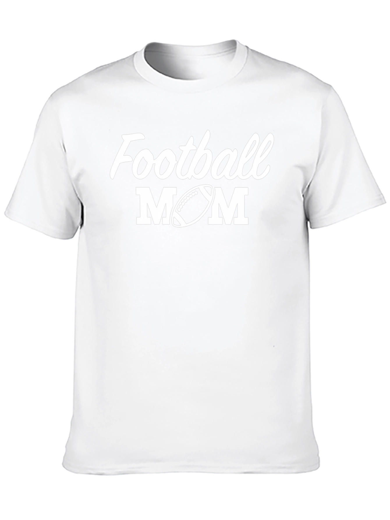 Football Mom Black T-Shirt
