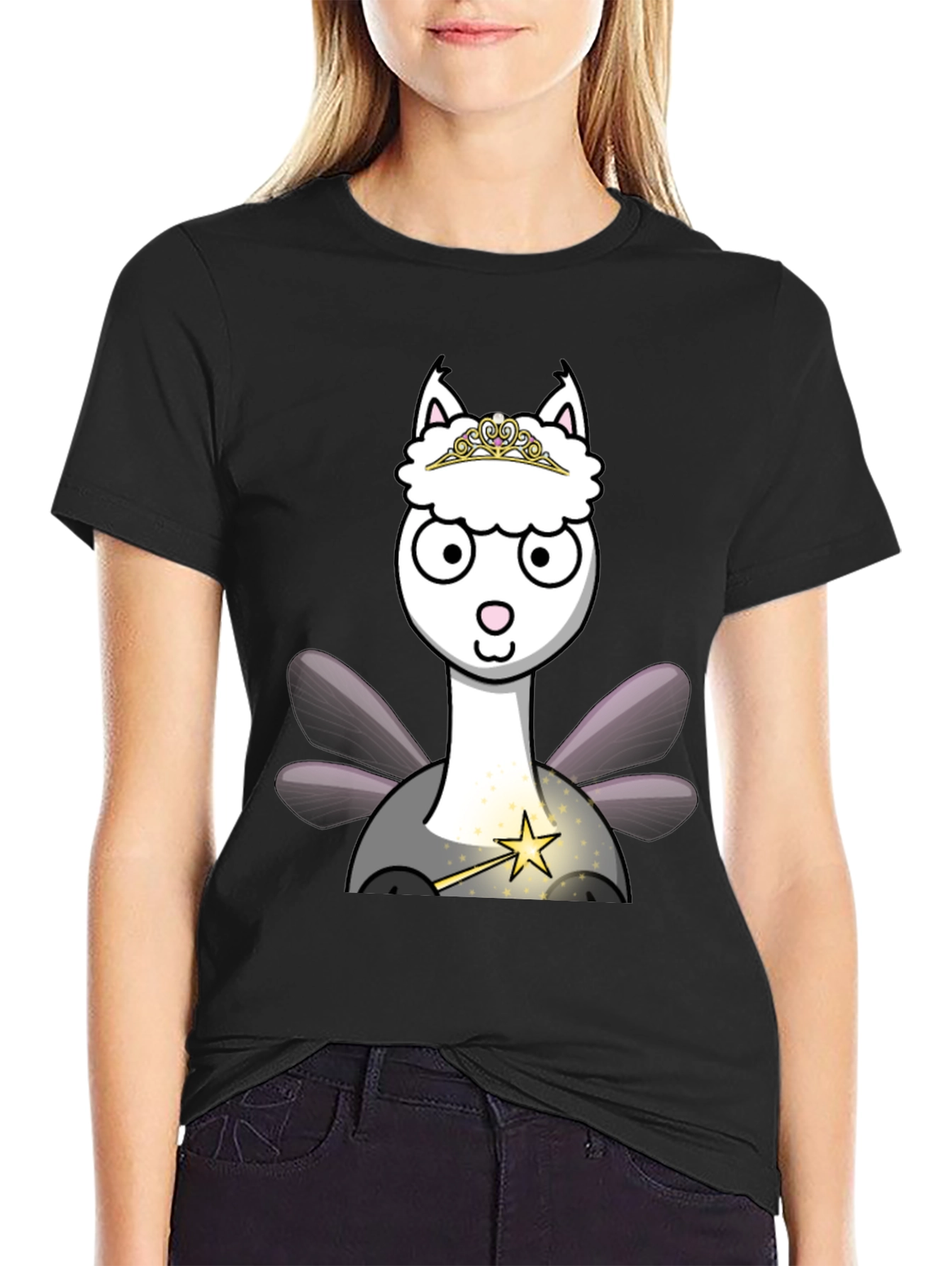 Llama Fairy T-Shirt - Whimsical & Cute