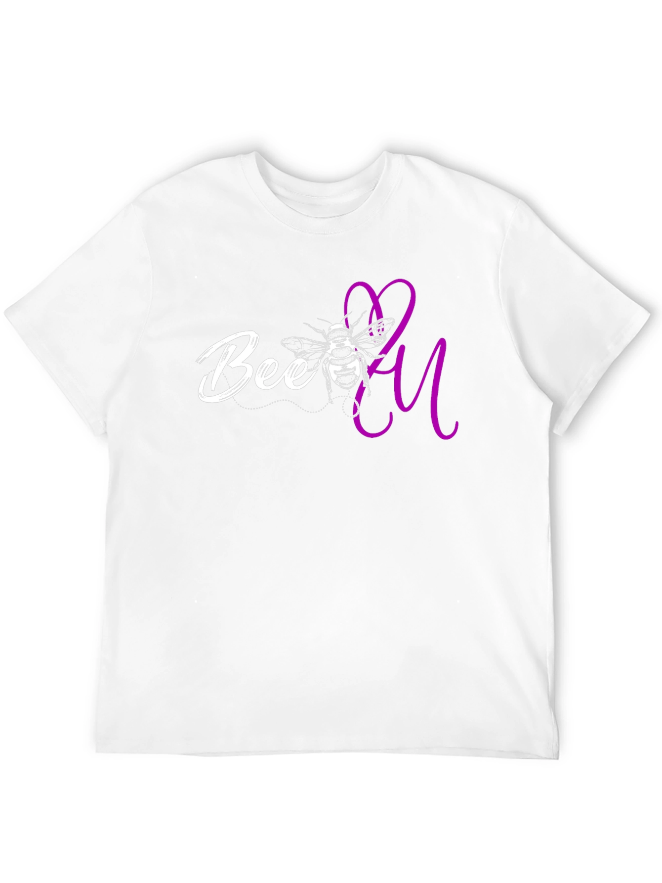 Bee You Graphic T-Shirt - Black Casual Tee