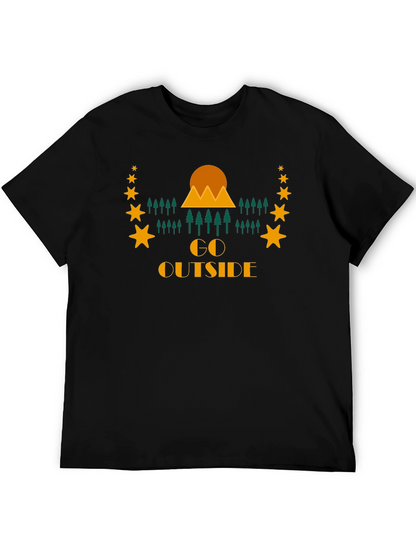 Go Outside Graphic Tee - Nature Adventure Shirt