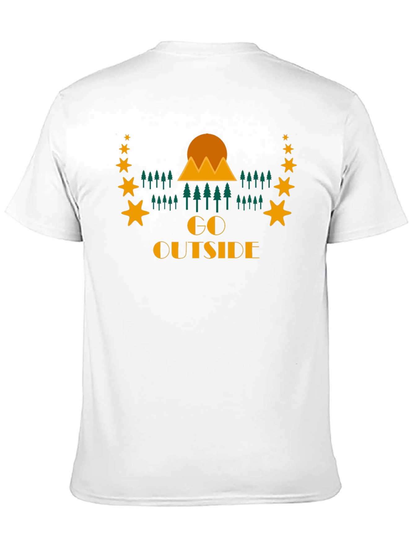 Go Outside Graphic Tee - Nature Adventure Shirt