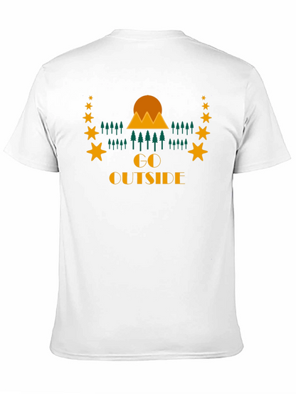Go Outside Graphic Tee - Nature Adventure Shirt
