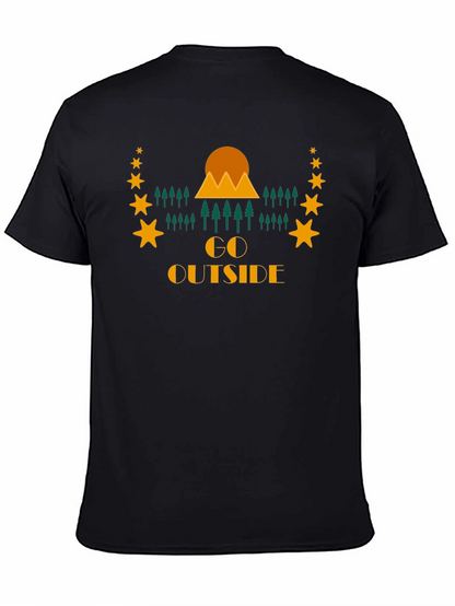 Go Outside Graphic Tee - Nature Adventure Shirt
