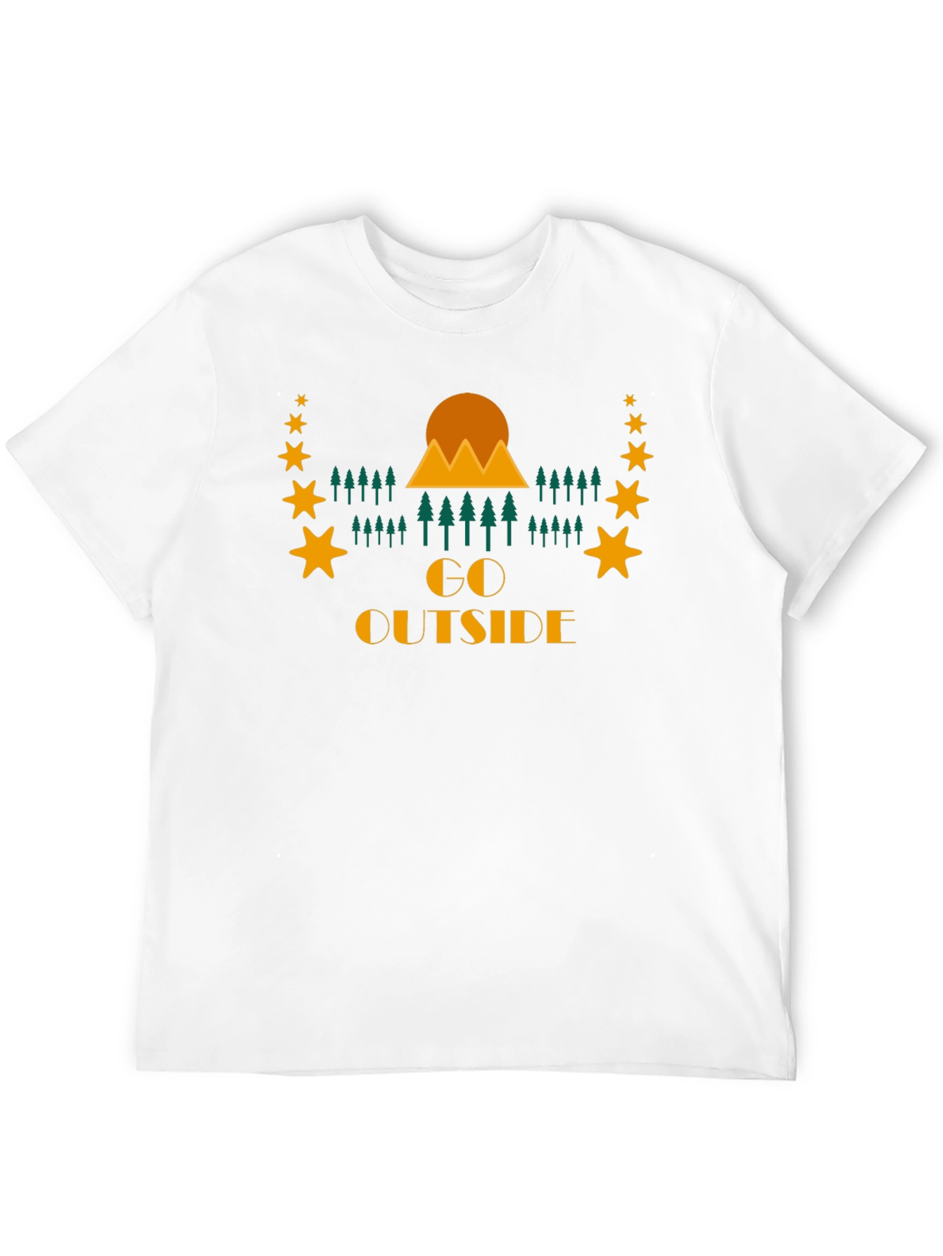 Go Outside Graphic Tee - Nature Adventure Shirt