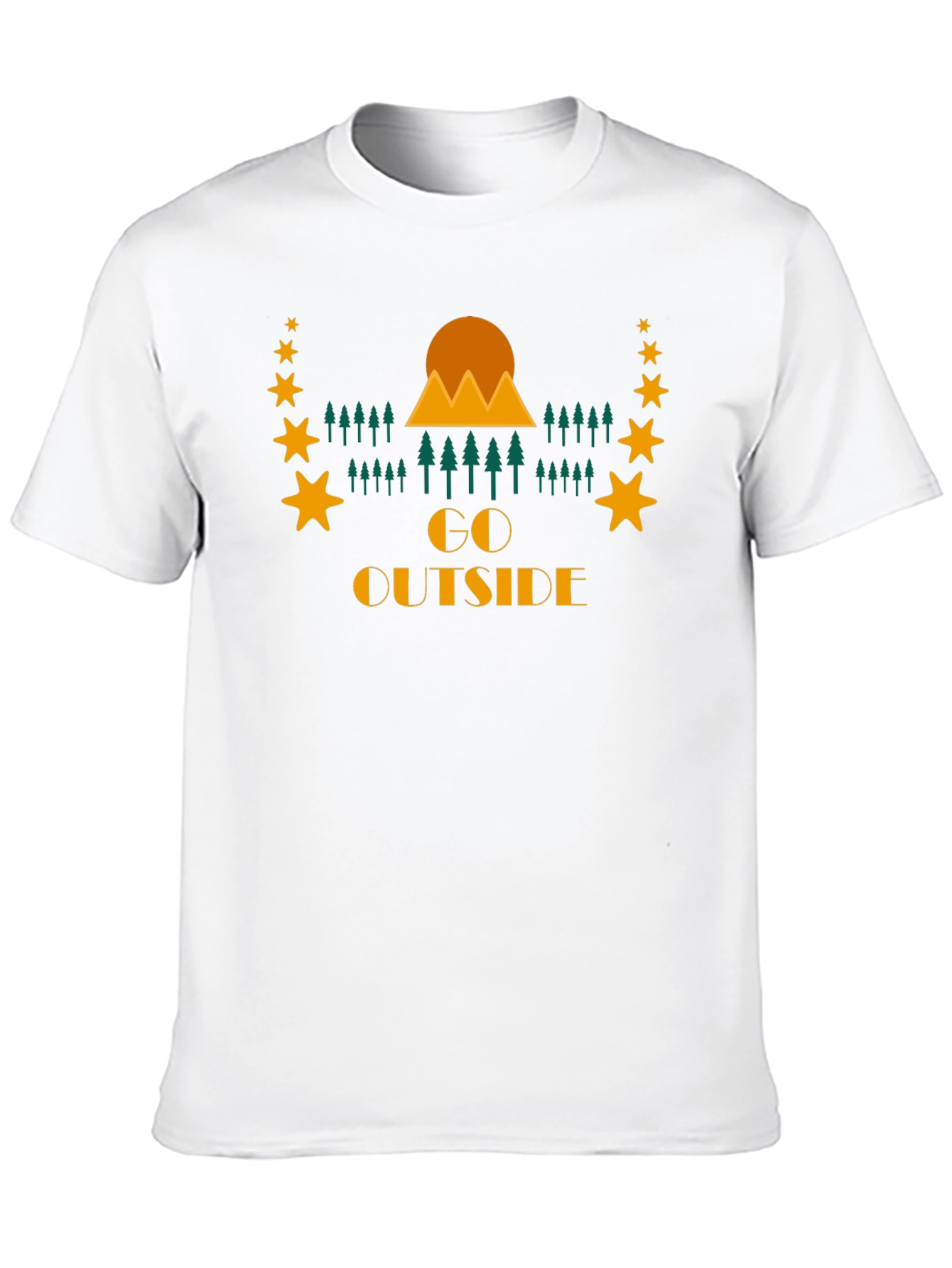 Go Outside Graphic Tee - Nature Adventure Shirt