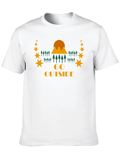 Go Outside Graphic Tee - Nature Adventure Shirt