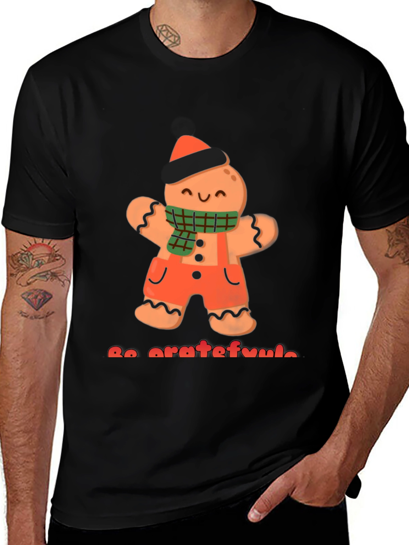 Gingerbread Man Graphic T-Shirt