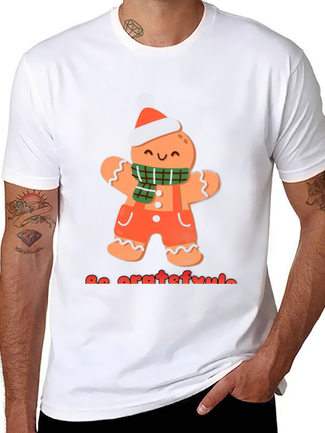 Gingerbread Man Graphic T-Shirt