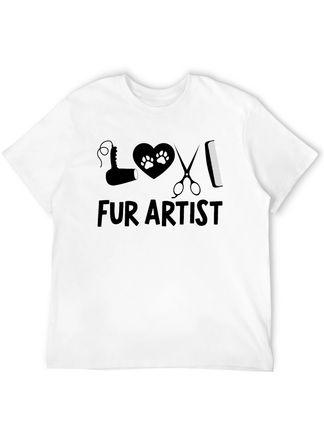 Fur Artist T-Shirt - Pet Groomer Tee
