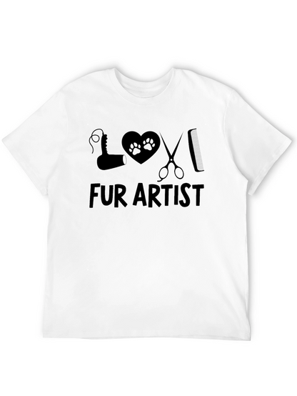 Fur Artist T-Shirt - Pet Groomer Tee