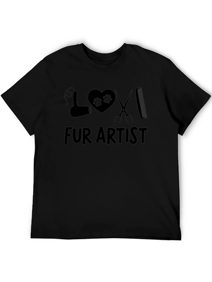 Fur Artist T-Shirt - Pet Groomer Tee