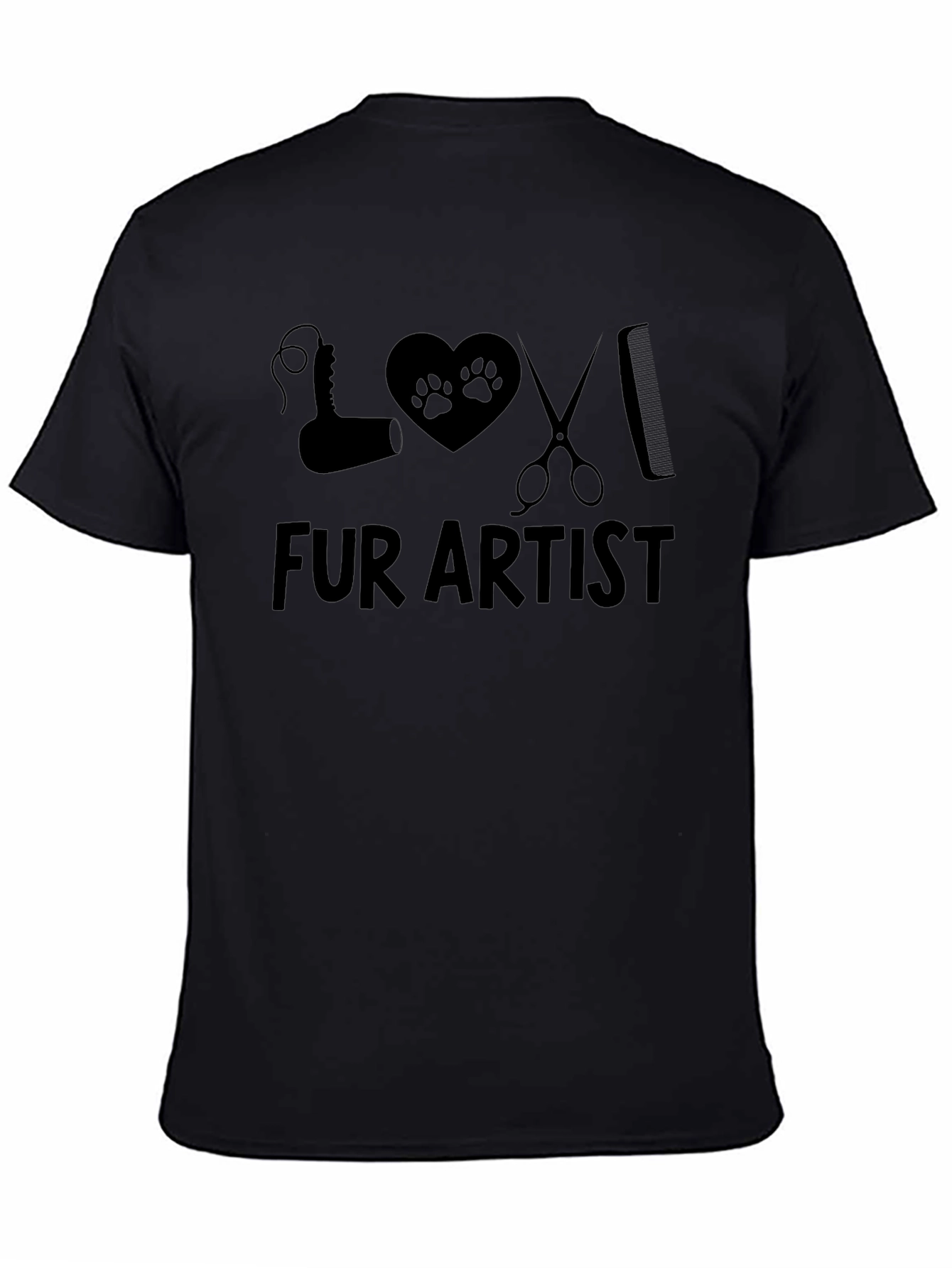 Fur Artist T-Shirt - Pet Groomer Tee