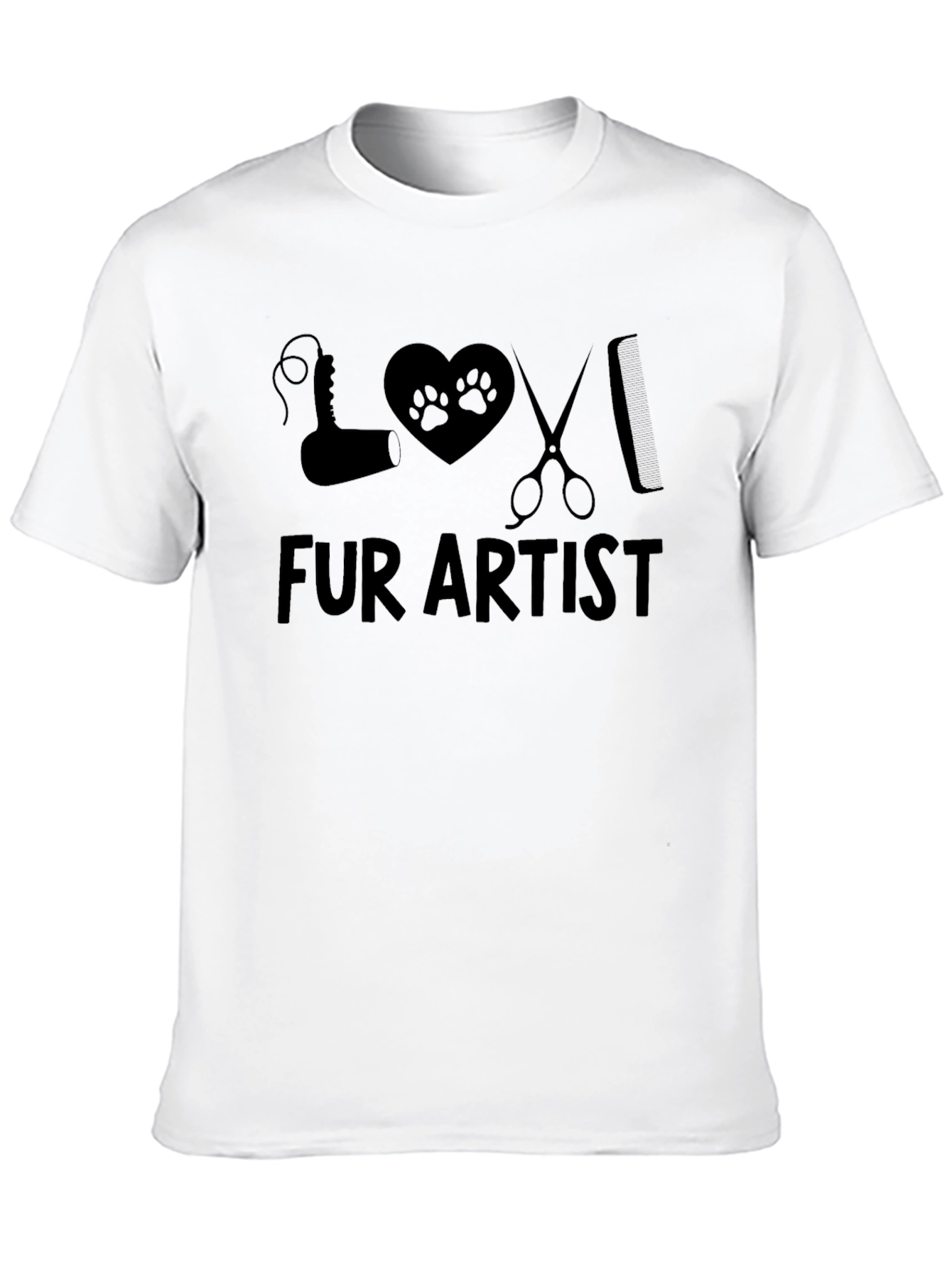 Fur Artist T-Shirt - Pet Groomer Tee