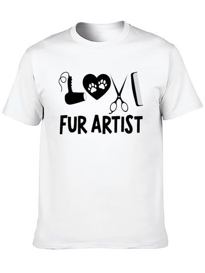 Fur Artist T-Shirt - Pet Groomer Tee