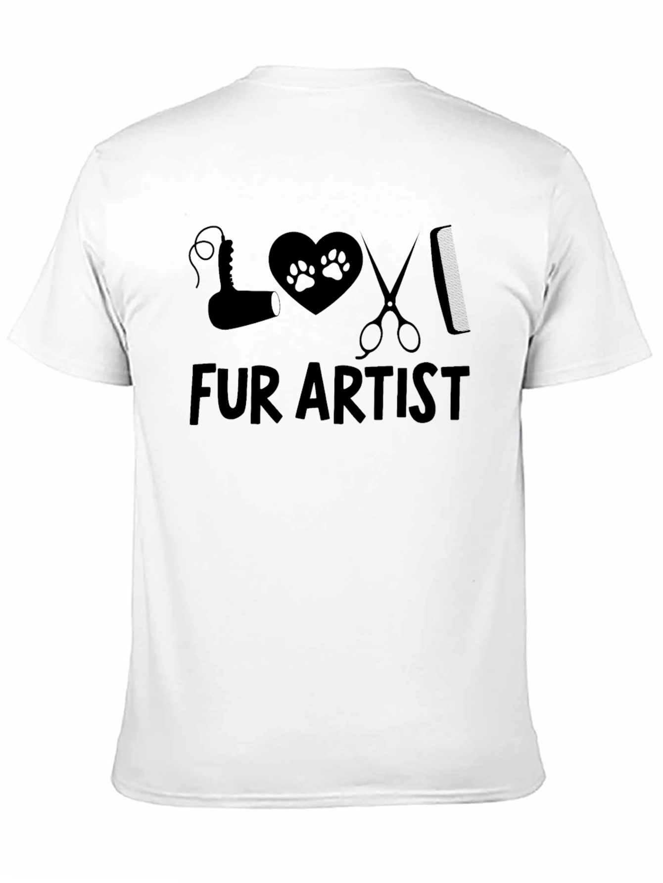 Fur Artist T-Shirt - Pet Groomer Tee