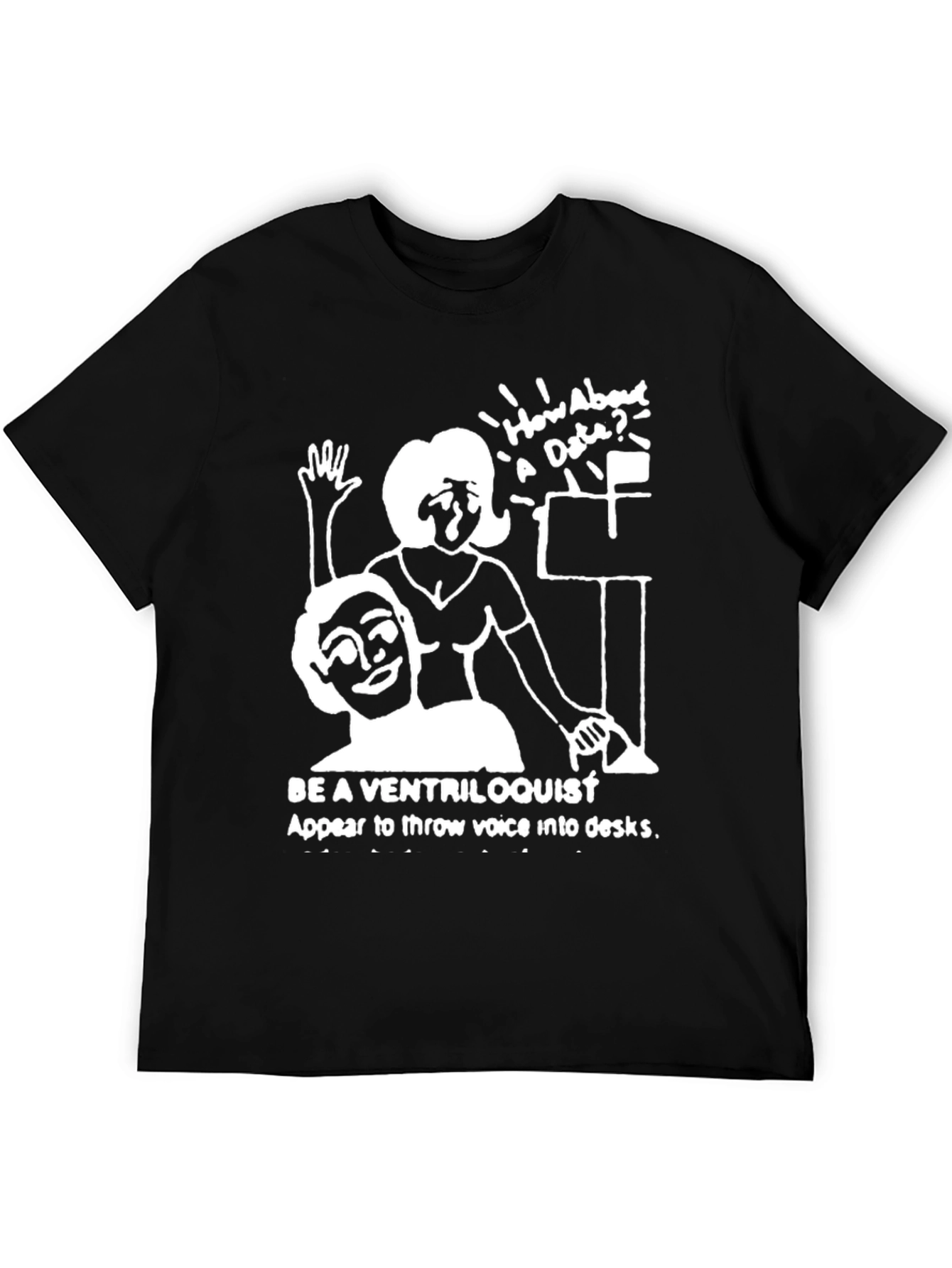 Ventriloquist Humor Graphic T-Shirt