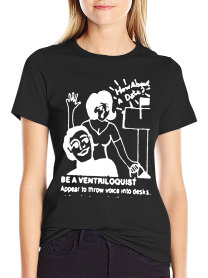 Ventriloquist Humor Graphic T-Shirt