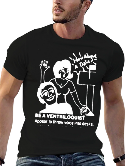 Ventriloquist Humor Graphic T-Shirt